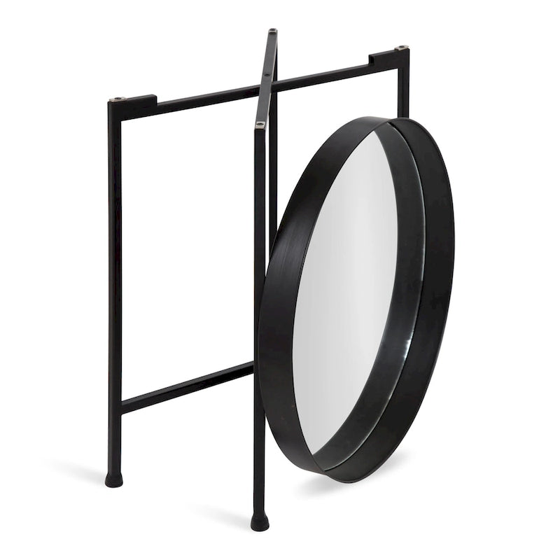 Round Metal Side Table - 18.25x18.25x22